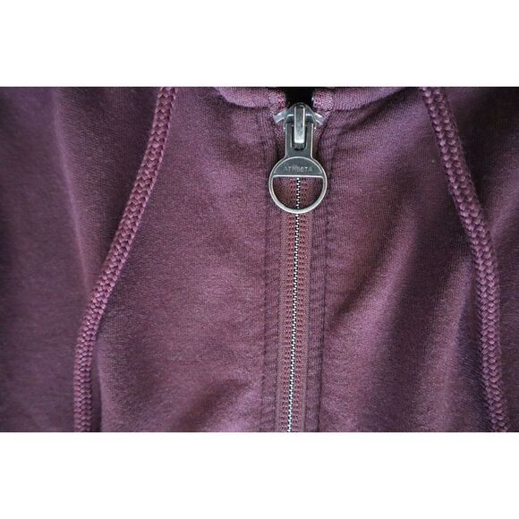 ATHLETA 860065-02 Women Sz L Purple Oversized Balance Full Zip Hooded Jacket - Picture 6 of 11